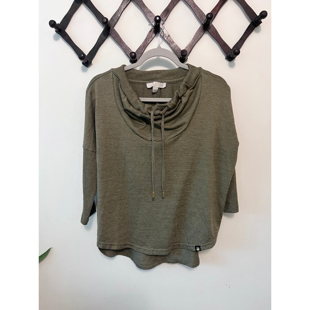 Life Worx By Gloria Vanderbilt Cowl Neck Knit Bridget Top